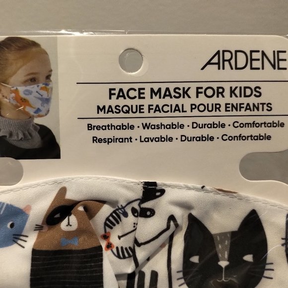 NWT LOT 3 Kids Reusable Masks Children mask printed 2 layers %100 Cotton inside - Picture 3 of 16